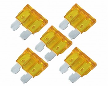 5 Amp Standard Blade Fuses (5 Per Pack)